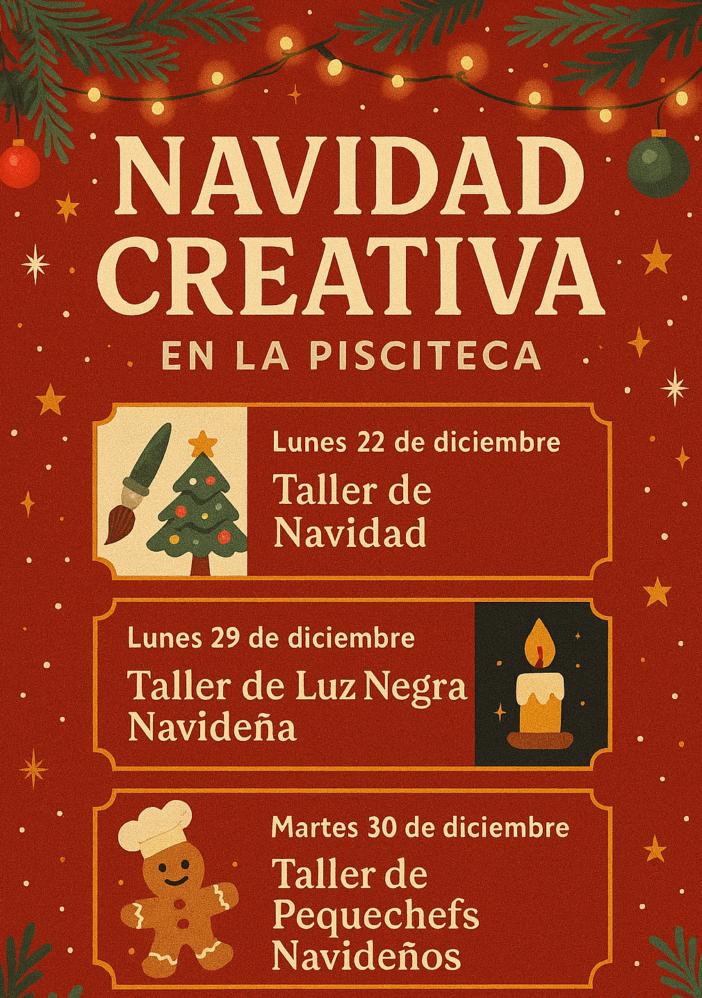 talleres navideños