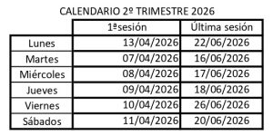 calendario 2t26